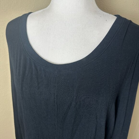 NORDSTROM Matty M Scoop Neck Front Seam Top Size Large - Picture 3 of 10